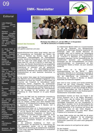 DMK Newsletter 09_2012.pdf - Deutsch-Marokkanisches ...