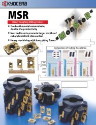 MSR Inserts - Kyocera