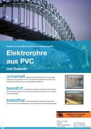 Elektrorohre aus PE und PVC - Dietzel Univolt
