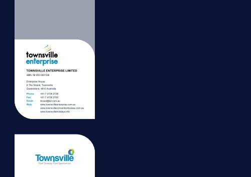 townsville regional investment prospectus - Townsville Enterprise