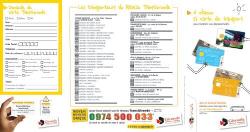 A chacun sa carte de transport - TransGironde