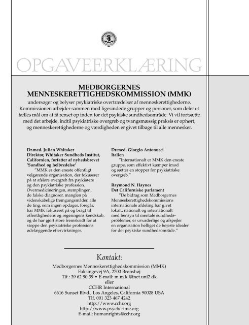 Pseudovidenskab psykiatriens diagnoser - Medborgernes ...