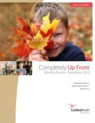 Completely Up Front - Cardinal Health