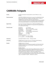 CARRARA Feinputz - Dracholin GmbH