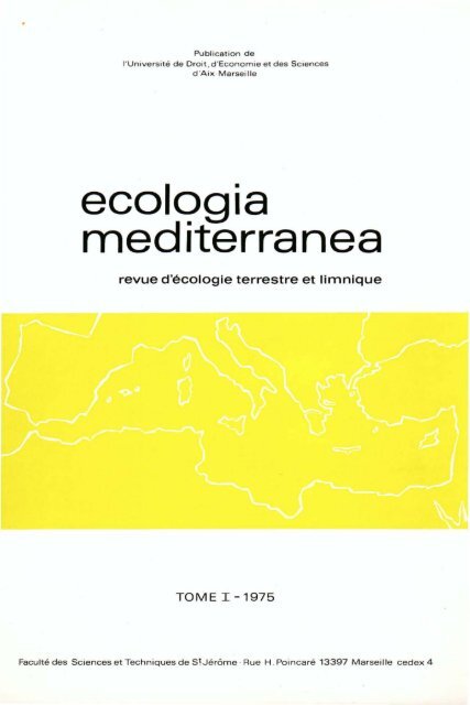 Princ;p.ul - Ecologia Mediterranea