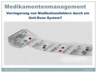 Medikamentenmanagement - Hanse Institut Oldenburg