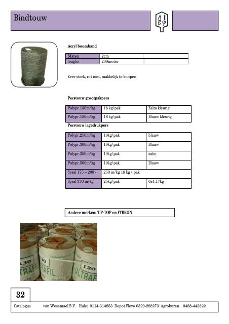 Catalogus - R. van Wesemael BV