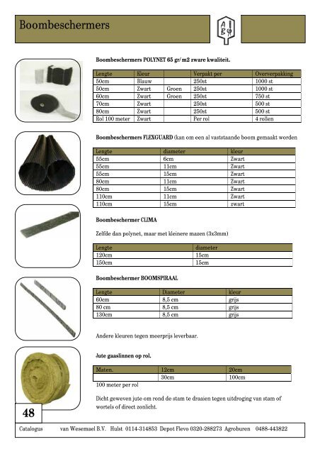 Catalogus - R. van Wesemael BV