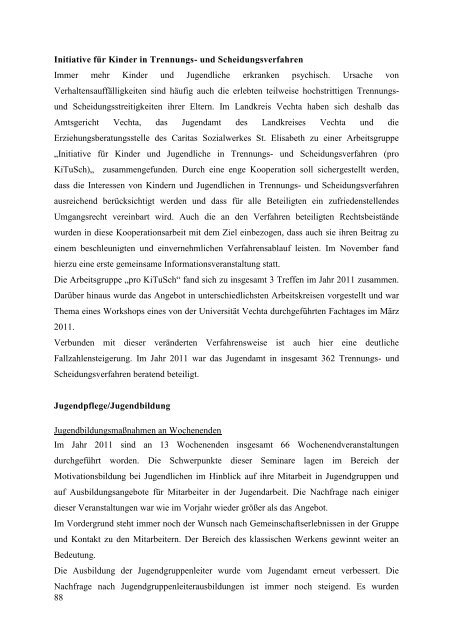 Jahrespressebericht 2011 - beim Landkreis Vechta