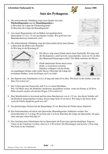 Satz des Pythagoras