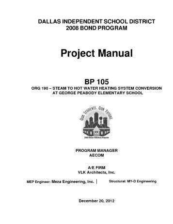 SPECS PART 1 (pdf - The Gilbert Construction Group