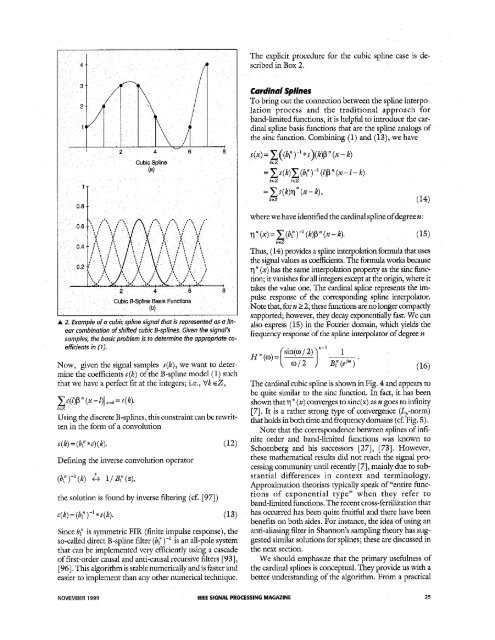 Splines - A perfect fit for signal and image processing - IEEE ... - EPFL