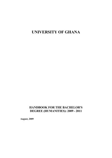 (humanities): 2009 - 2011 - University of Ghana