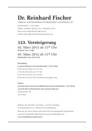 1. 3. 5. - Dr. Reinhard Fischer Briefmarken Auktions