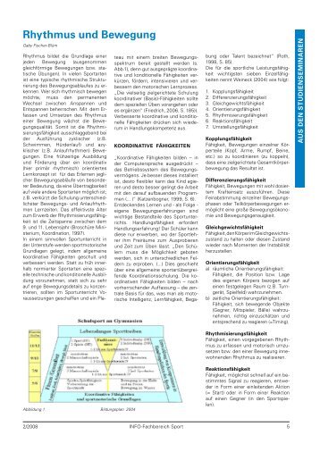 Rhythmus und bewegung - Neuer Lehrer-Rechner an der UNI ...