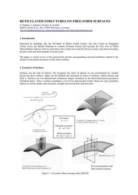 reticulated structures on free-form surfaces - MERO-TSK ...