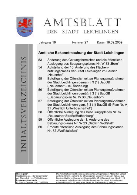 Dokument - Stadt Leichlingen