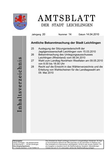 Dokument - Leichlingen