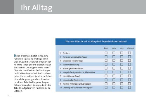 Handbuch für Facharbeiter im Stahlhandel - Berufsgenossenschaft ...