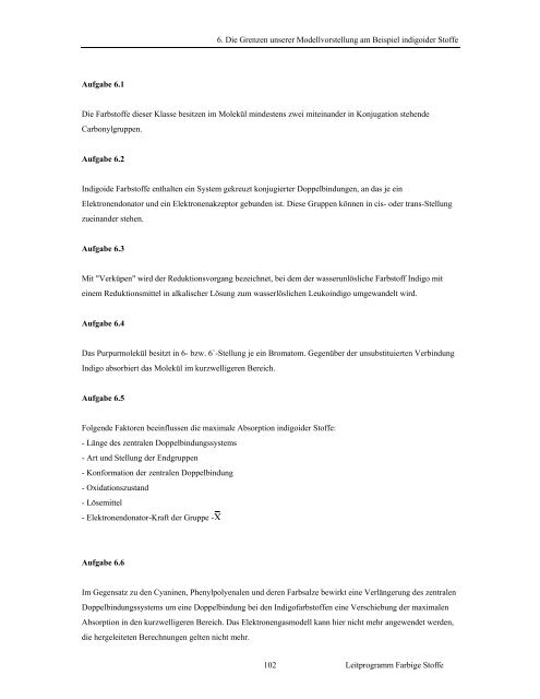 Leitprogramm farbige Stoffe