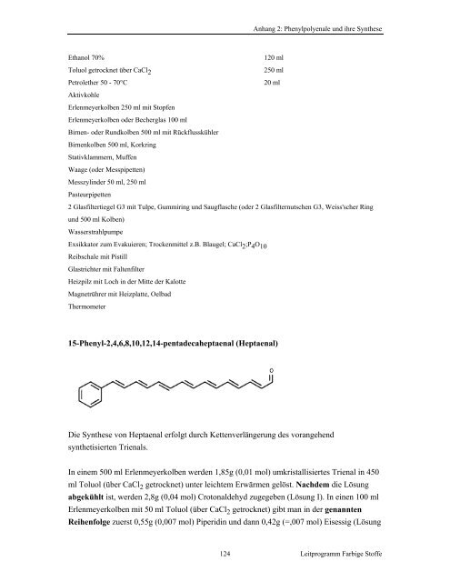 Leitprogramm farbige Stoffe