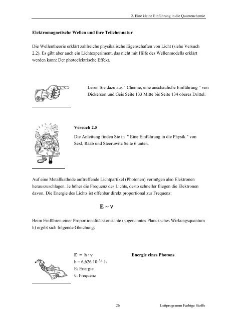 Leitprogramm farbige Stoffe