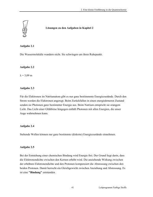 Leitprogramm farbige Stoffe