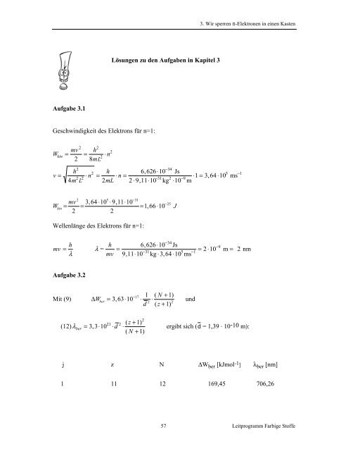 Leitprogramm farbige Stoffe