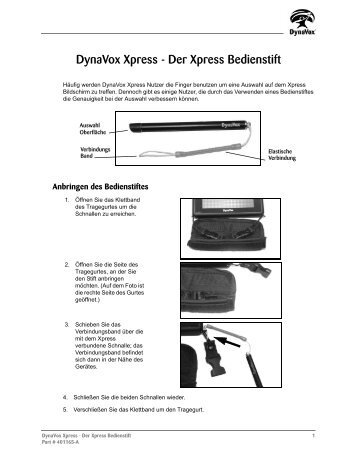 DynaVox Xpress - Der Xpress Bedienstift - Rehavista