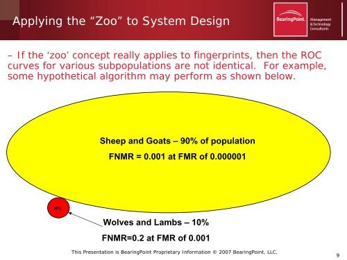 Doddington's Zoo and Fingerprint System Security - Noblis