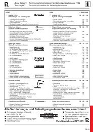 Verbindungs- und Befestigungselemente aus einer Hand - REYHER