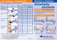 Sicherheitsabstände