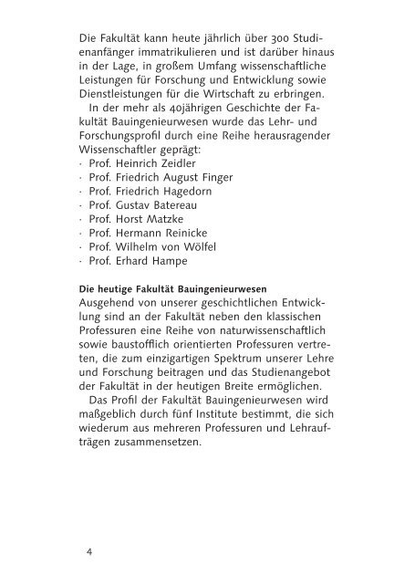 Flyer vom Studiengang