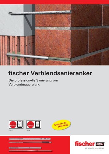 fischer Verblendsanieranker - SBB Baumaschinen & Baugeräte GmbH