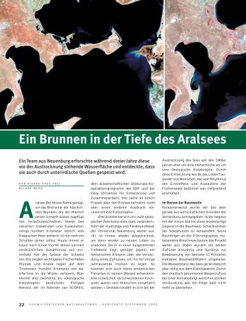 Ein Brunnen in der Tiefe des Aralsees (PDF