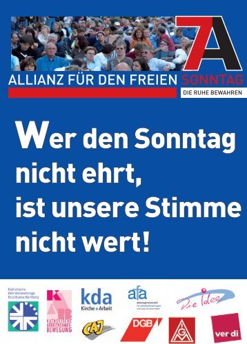 Bamberg - Allianz für den freien Sonntag - Bayern