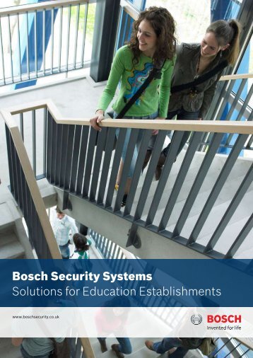 Education Brochure - Bosch Security Systems