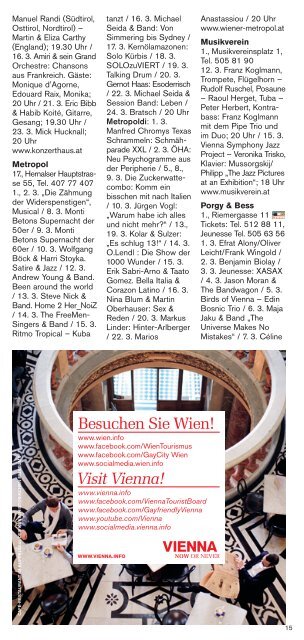 Wien- Programm 3/13 - Vienna