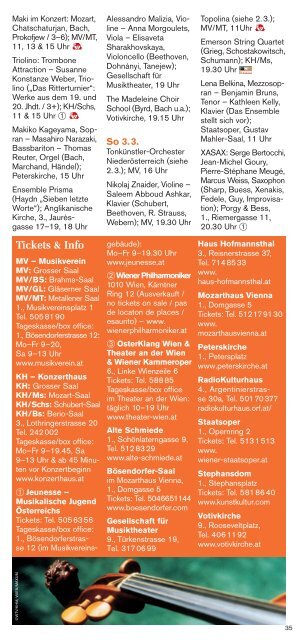 Wien- Programm 3/13 - Vienna