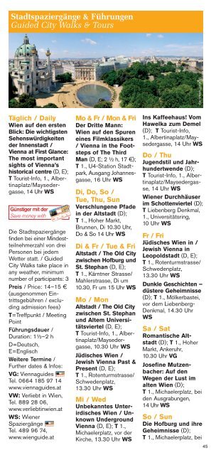 Wien- Programm 3/13 - Vienna