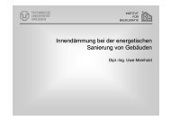 Innendämmung bei der energetischen Sanierung von Gebäuden