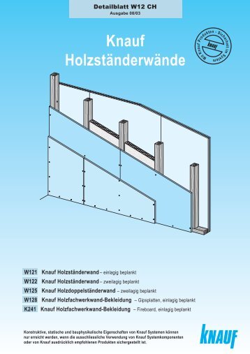 Knauf Holzständerwände - Knauf AG