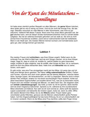 Von der Kunst des Cunnilingus - eBooks und Software SaarPfalz24