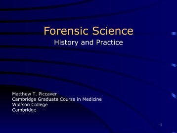 Forensic Science - Weebly