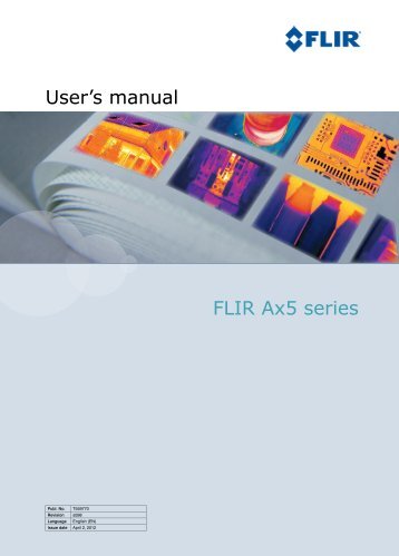User's manual FLIR Ax5 series