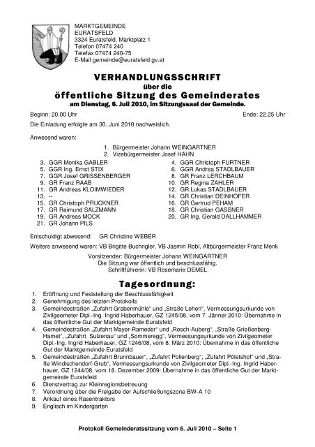 Download - Marktgemeinde Euratsfeld