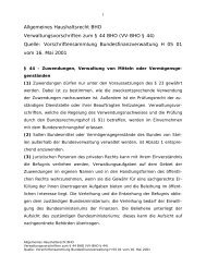 § 44 - Zuwendungen, Verwaltung von Mitteln oder ... - BAG Selbsthilfe