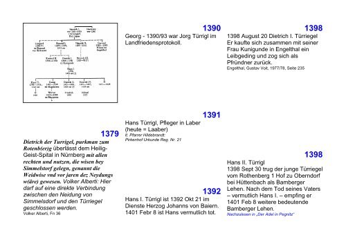 Die Familiengeschichte der Türrigl zum Rieglstein - Werner Wittig