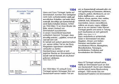 Die Familiengeschichte der Türrigl zum Rieglstein - Werner Wittig