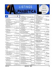 Alphabetical Listings - ABDOnline